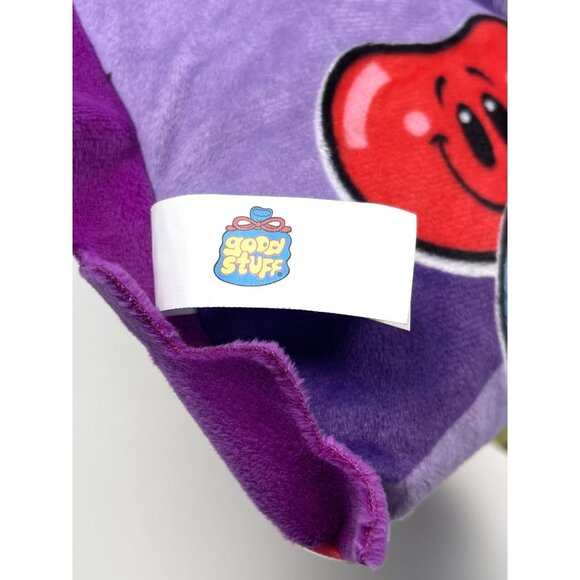 GOOD STUFF 12"x8.5" Purple Food Plush JELLY BEANS Pouch w/ 1 Red Jelly Bean EUC - Picture 5 of 5